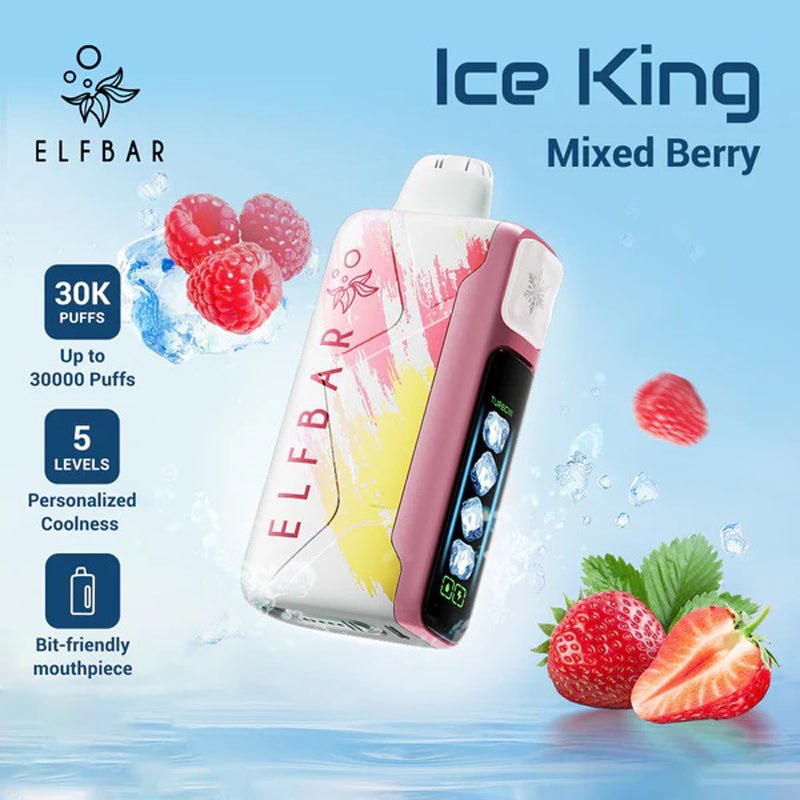 Eu Warehouse ELF BAR Ice King 30000 Puffs Disposable Vape Wholesale Vapz Vape Wholesale Eu Warehouse ELF BAR Ice King 30000 Puffs Disposable Vape Wholesale Vapz Vape Wholesale