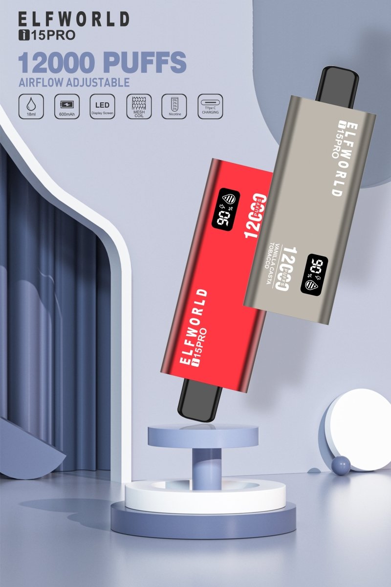 ELF WORLD i15 Pro 12000 Puffs Disposable Vape Wholesale - Vapz Vape Wholesale