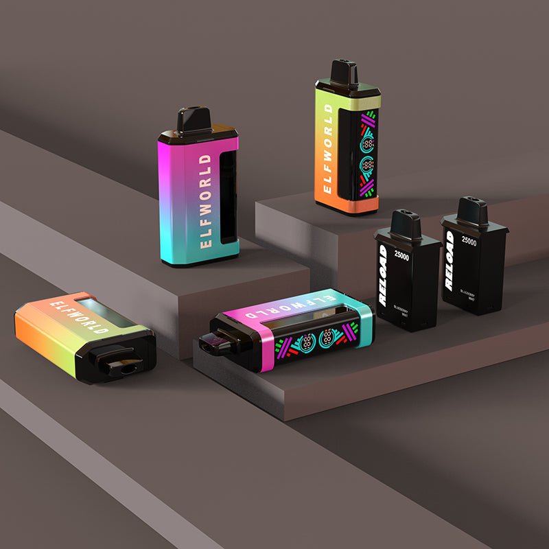 ELF WORLD Reload  25000 Puffs Pod Device System Wholesale - Vapz Vape Wholesale