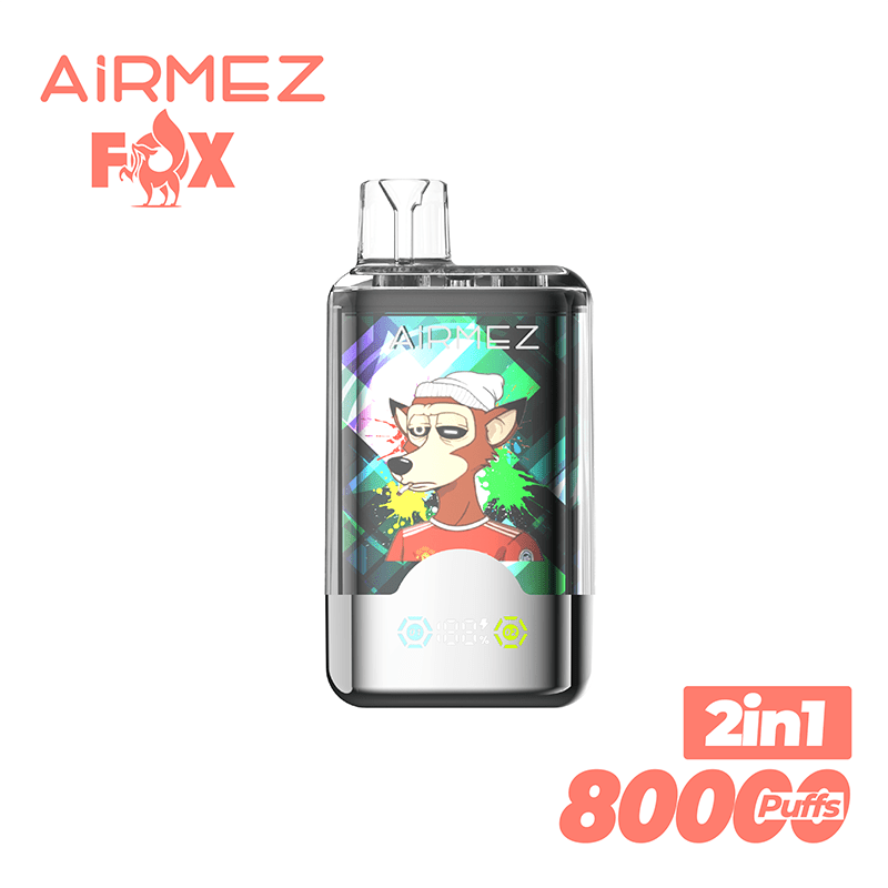 EU Warehouse Airmez FOX 2 IN 1 80000 Puffs Disposable Vape Wholesale - [VapzVape]