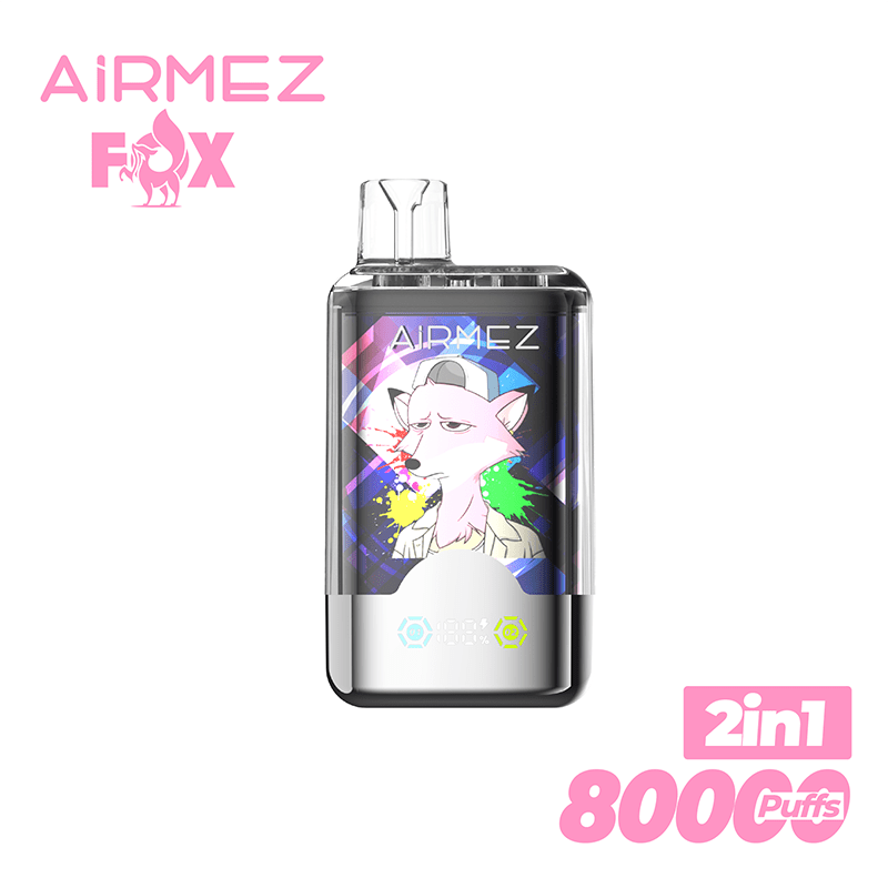 EU Warehouse Airmez FOX 2 IN 1 80000 Puffs Disposable Vape Wholesale - [VapzVape]