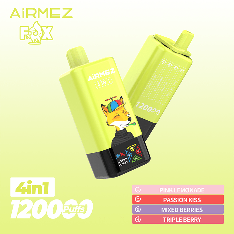 EU Warehouse Airmez FOX 4 IN 1 120k Puffs Disposable Vape Wholesale Vapz Vape Wholesale EU Warehouse Airmez FOX 4 IN 1 120k Puffs Disposable Vape Wholesale Vapz Vape Wholesale