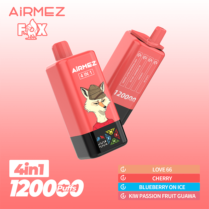 EU Warehouse Airmez FOX 4 IN 1 120k Puffs Disposable Vape Wholesale - [VapzVape]