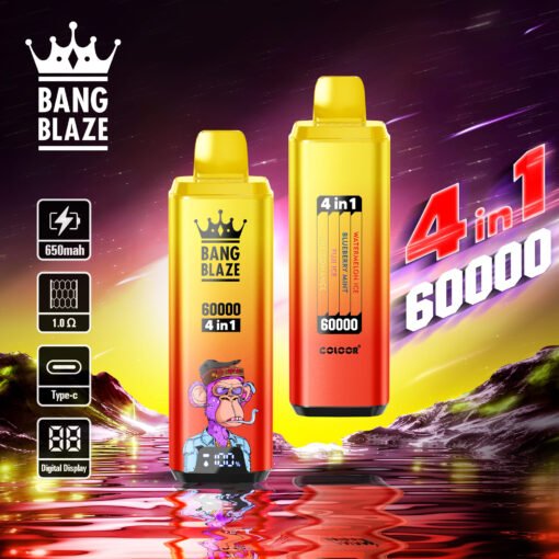 EU Warehouse BANG BLAZE 4IN1 60000 Puffs Disposable Vape Wholesale - Vapz Vape Wholesale