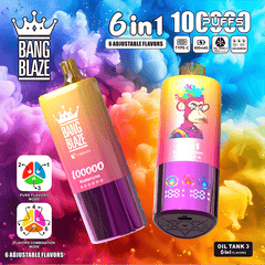 EU Warehouse BANG BLAZE 6 IN 1 100k Puffs Disposable Vape Wholesale - Vapz Vape Wholesale