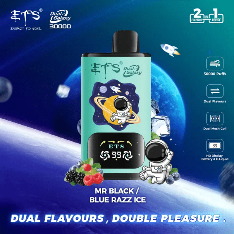 EU Warehouse ETS Dual Galaxy 30000 Puffs Disposable Vape Wholesale Vapz Vape Wholesale EU Warehouse ETS Dual Galaxy 30000 Puffs Disposable Vape Wholesale Vapz Vape Wholesale