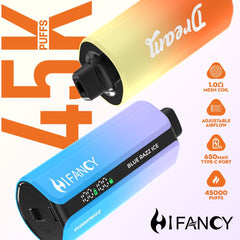 unique disposable vapes EU Warehouse HIFANCY DREAM 45000 Puffs Disposable Vape Wholesale – Vapz Vape Wholesale