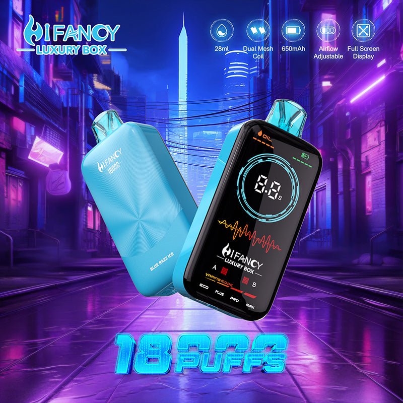 EU Warehouse HIFANCY LUXURY BOX 18000 Puffs Disposable Vape Wholesale - Vapz Vape Wholesale