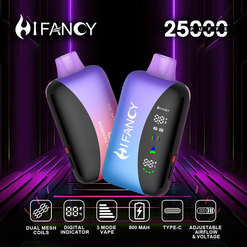 EU Warehouse HIFANCY RAINBOW 25000 Puffs Disposable Vape Wholesale Vapz Vape Wholesale EU Warehouse HIFANCY RAINBOW 25000 Puffs Disposable Vape Wholesale Vapz Vape Wholesale