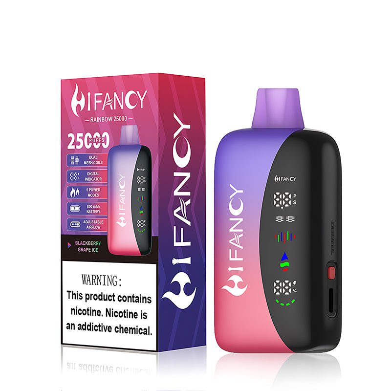 rainbow disposable vape EU Warehouse HIFANCY RAINBOW 25000 Puffs Disposable Vape Wholesale – Vapz Vape Wholesale