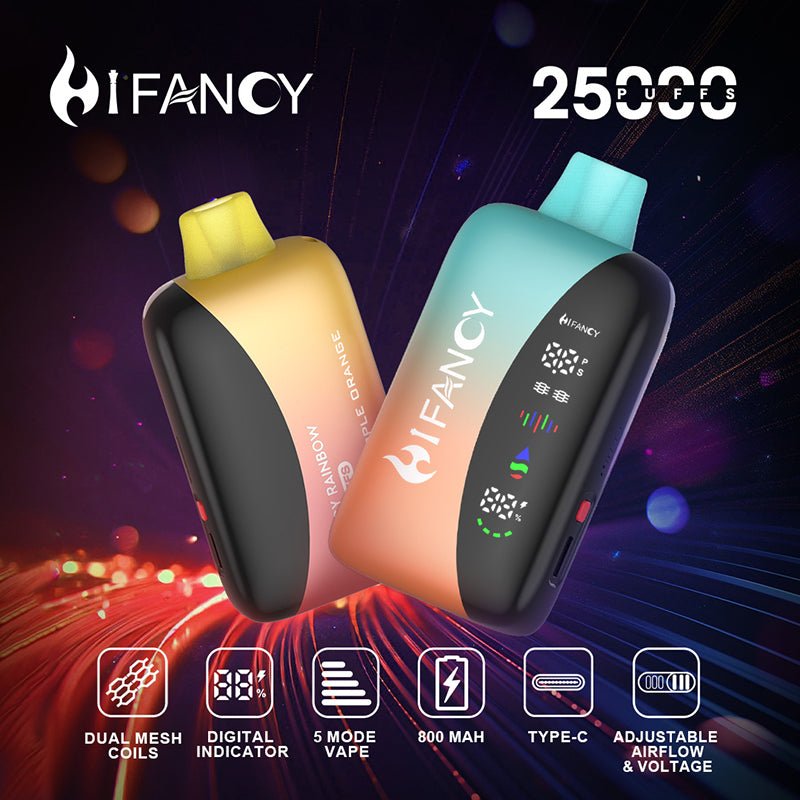 EU Warehouse HIFANCY RAINBOW 25000 Puffs Disposable Vape Wholesale - Vapz Vape Wholesale