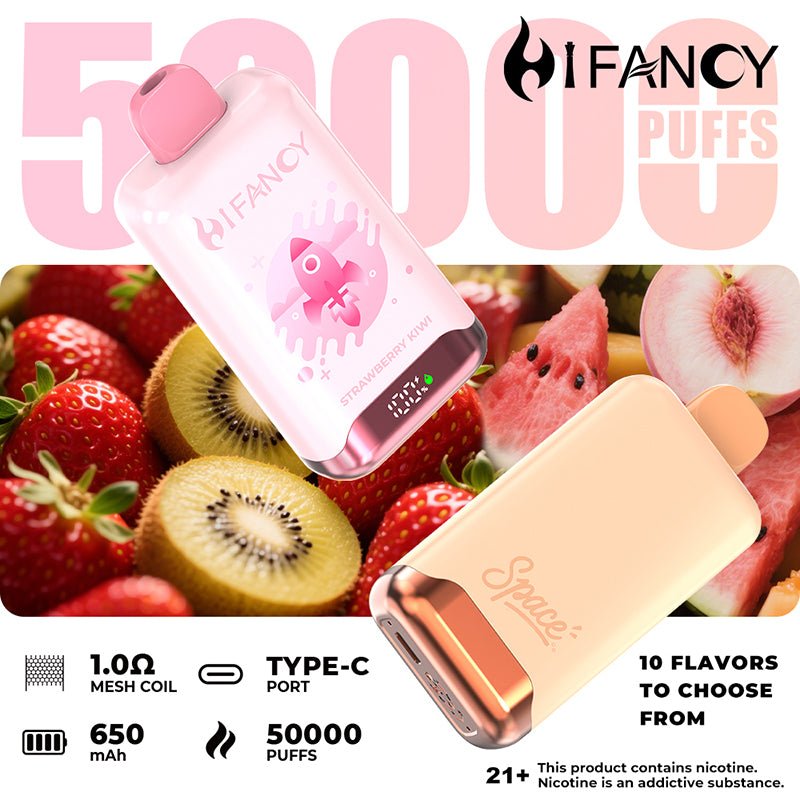 EU Warehouse HIFANCY SPACE 50000 Puffs Disposable Vape Wholesale - [VapzVape]