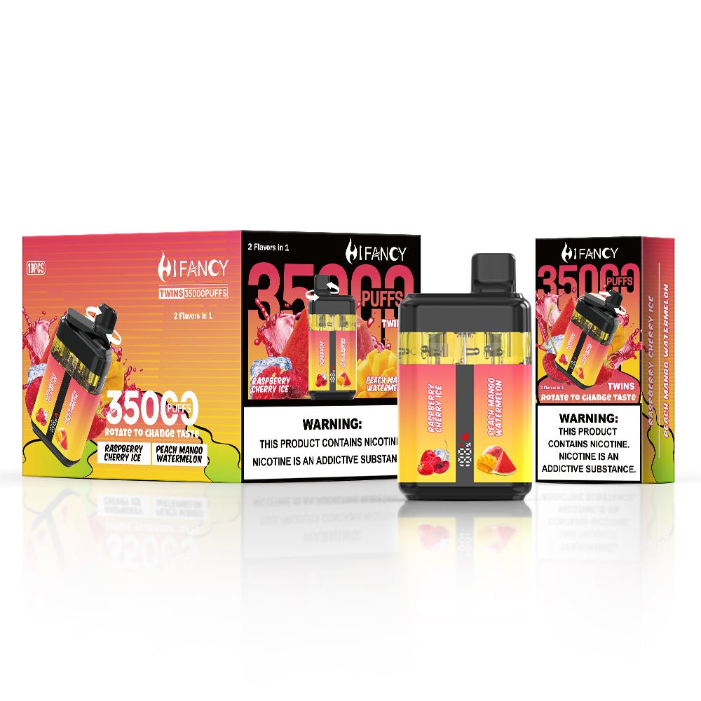 EU Warehouse HIFANCY TWINS 35000 Puffs Disposable Vape Wholesale - [VapzVape]