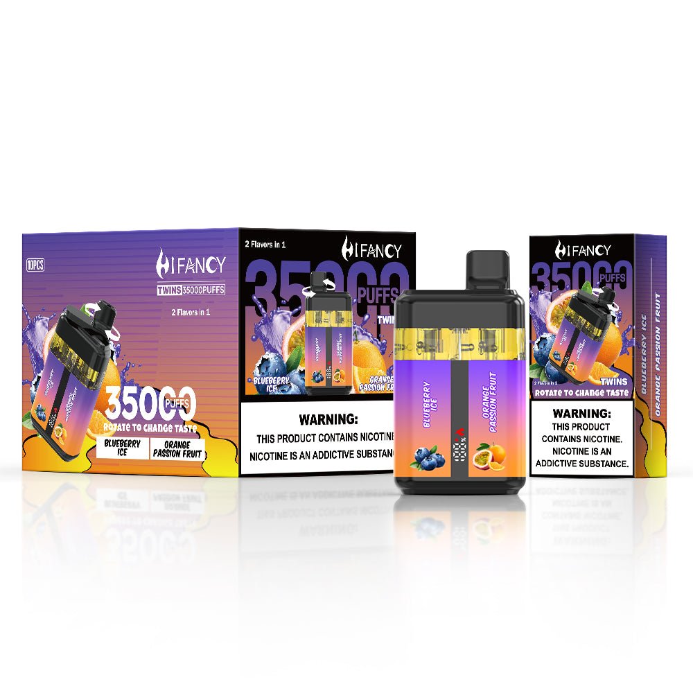 EU Warehouse HIFANCY TWINS 35000 Puffs Disposable Vape Wholesale - [VapzVape]