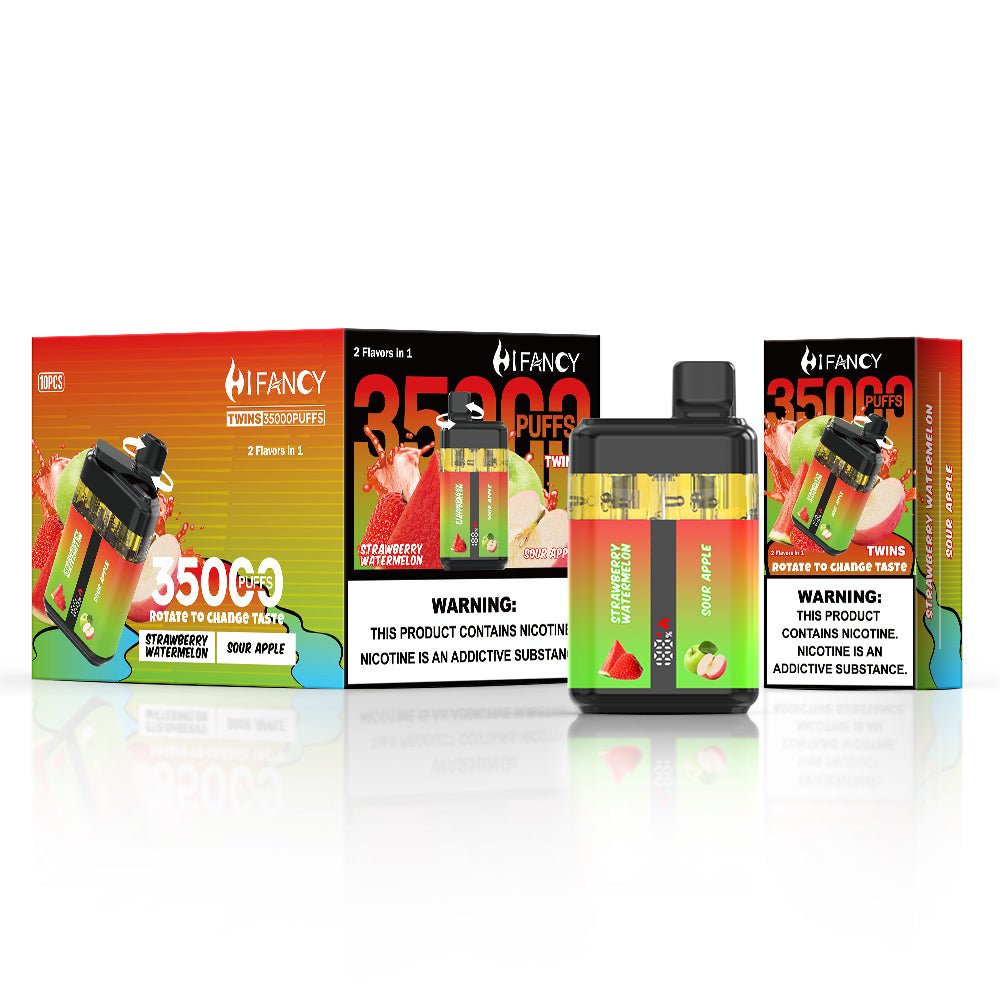 EU Warehouse HIFANCY TWINS 35000 Puffs Disposable Vape Wholesale - Vapz Vape Wholesale