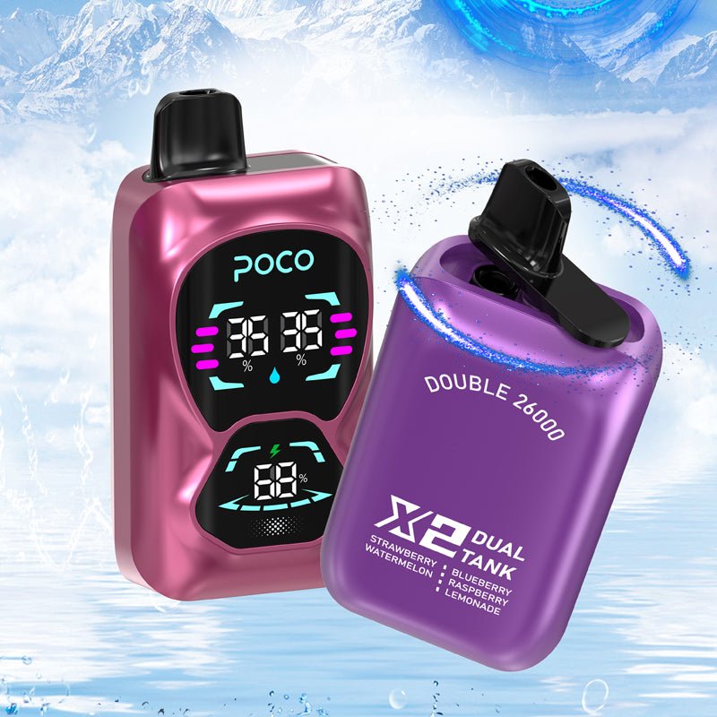 EU Warehouse POCO DOUBLE 26000 Puffs Disposable Vape Wholesale - Vapz Vape Wholesale