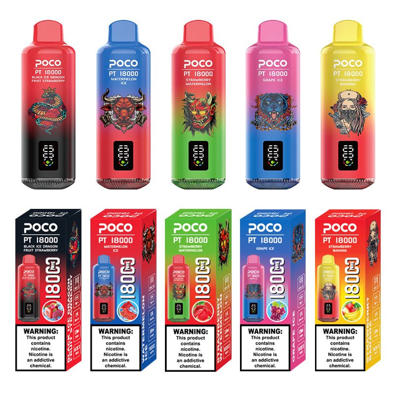 EU Warehouse POCO PT 18000 Puffs Disposable Vape Wholesale - Vapz Vape Wholesale