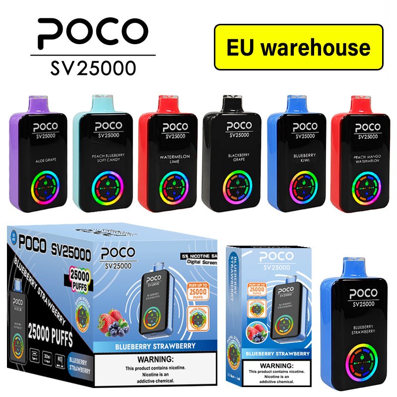 EU Warehouse POCO SV25000 Puffs Disposable Vape Wholesale - Vapz Vape Wholesale