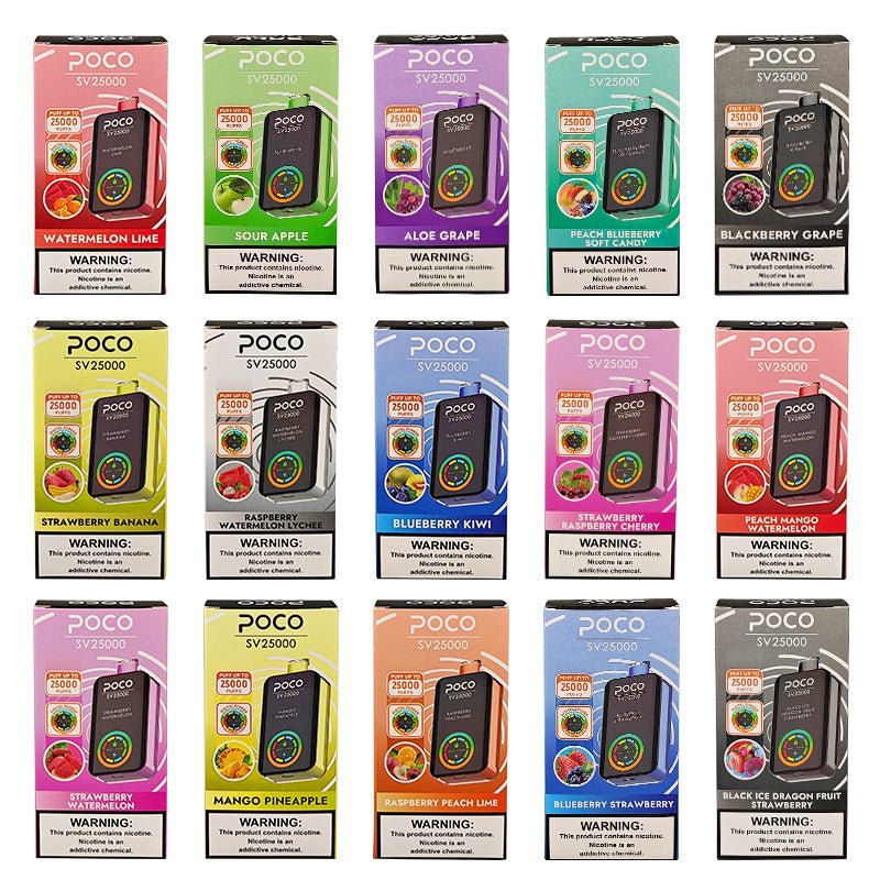 EU Warehouse POCO SV25000 Puffs Disposable Vape Wholesale - Vapz Vape Wholesale