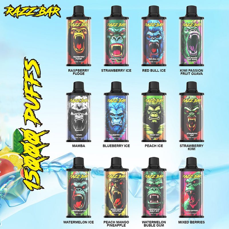 EU Warehouse Razz Bar 15000 Puffs 28ml Disposable Vape Wholesale Vapz Vape Wholesale EU Warehouse Razz Bar 15000 Puffs 28ml Disposable Vape Wholesale Vapz Vape Wholesale