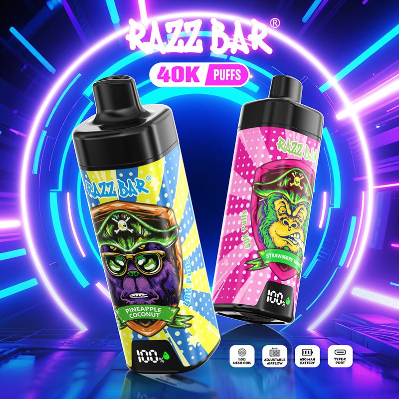 EU Warehouse Razz Bar 40000 Puffs Disposable Vape Wholesale Vapz Vape Wholesale EU Warehouse Razz Bar 40000 Puffs Disposable Vape Wholesale Vapz Vape Wholesale