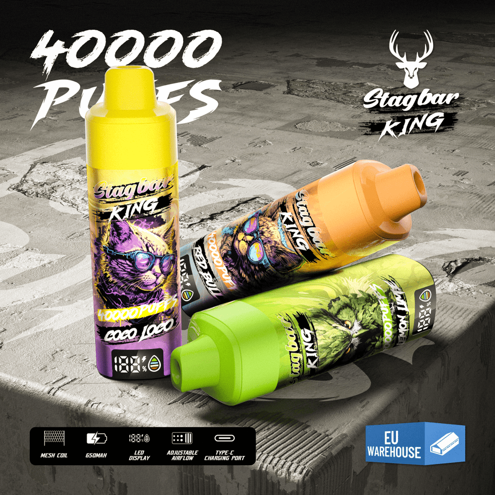 EU Warehouse Stagbar King 40000 Puffs Disposable Vape Wholesale - [VapzVape]