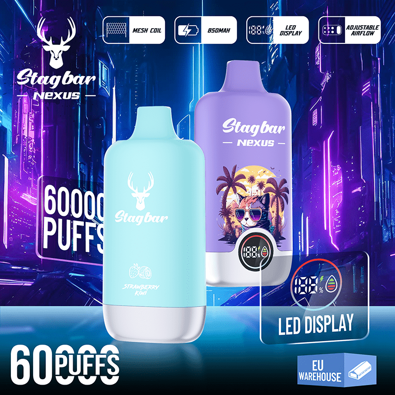EU-Lager Stagbar NEXUS 60000 Zge Einweg-E-Zigarette Grohandel Vapz Vape Wholesale EU-Lager Stagbar NEXUS 60000 Zge Einweg-E-Zigarette Grohandel Vapz Vape Wholesale