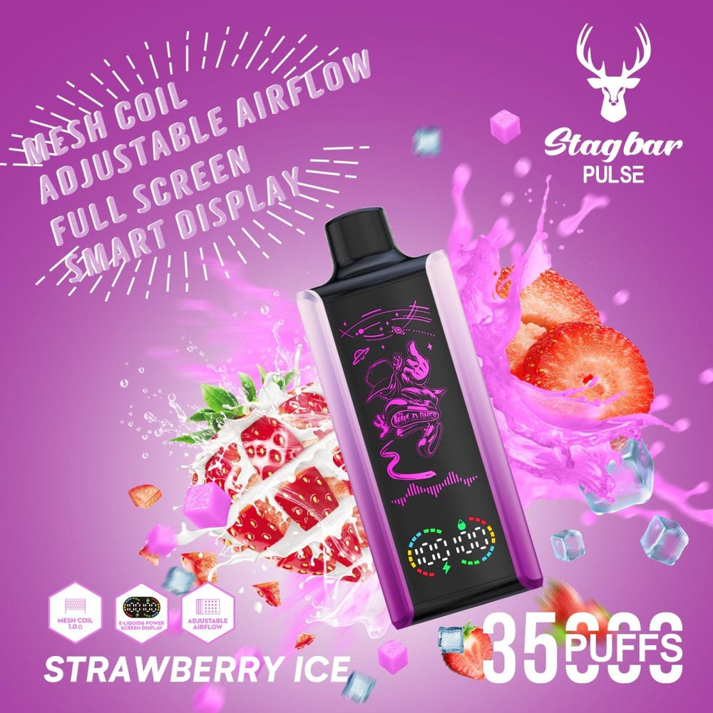 EU Warehouse Stagbar Pulse 35000 Puffs Disposable Vape Wholesale Vapz Vape Wholesale EU Warehouse Stagbar Pulse 35000 Puffs Disposable Vape Wholesale Vapz Vape Wholesale
