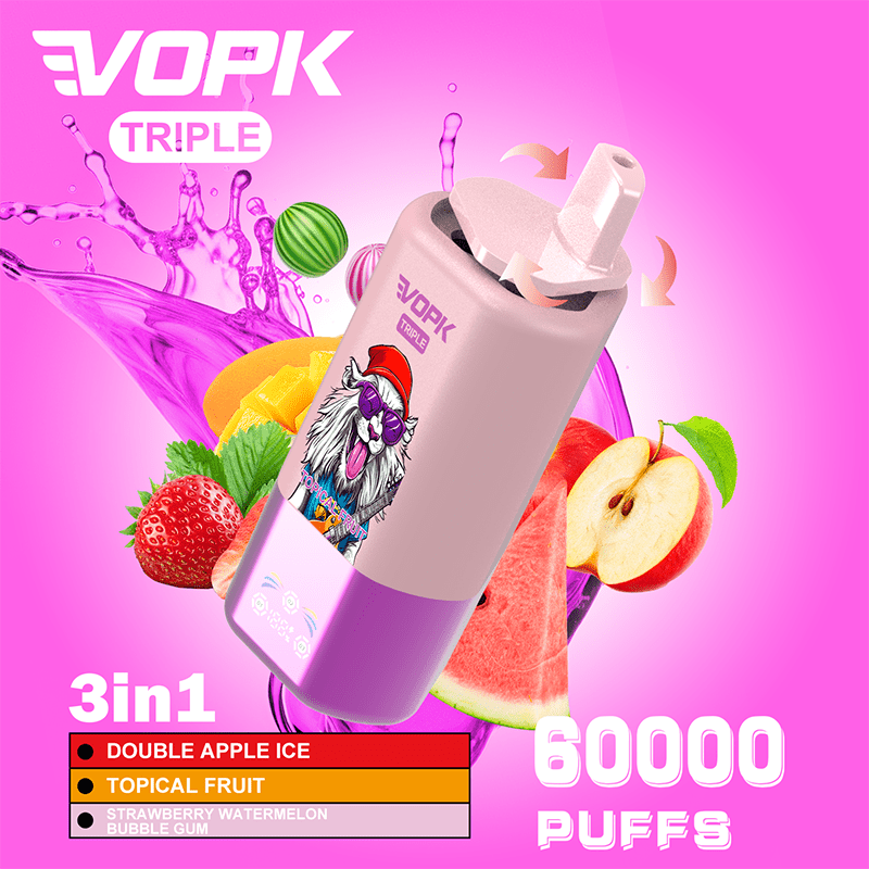 juice box vape with straw EU Warehouse VOPK Triple 3in1 60000 Puffs Disposable Vape Wholesale – Vapz Vape Wholesale