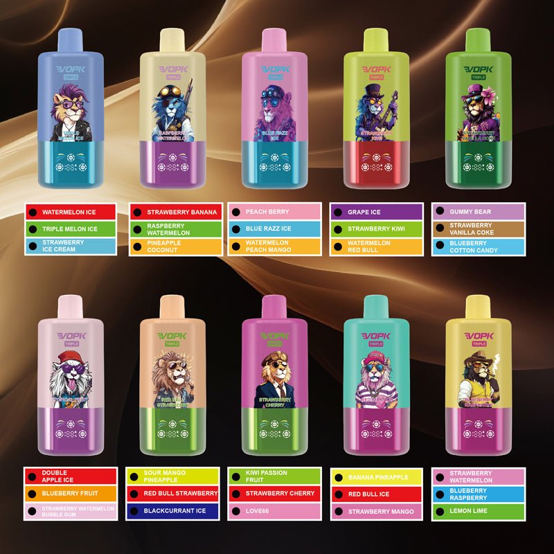 EU Warehouse VOPK Triple 3in1 60000 Puffs Disposable Vape Wholesale - Vapz Vape Wholesale