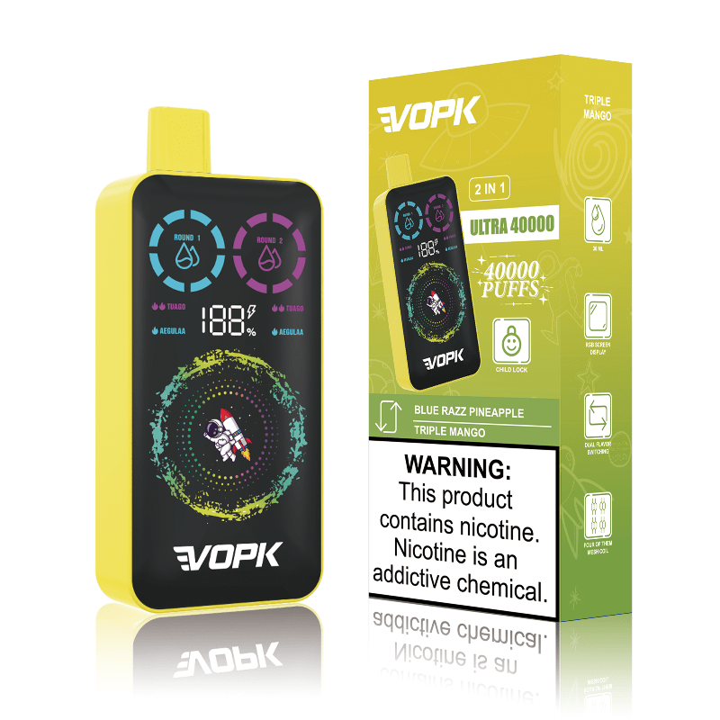 EU Warehouse VOPK ULTRA 40000 Puffs Disposable Vape Wholesale - Vapz Vape Wholesale