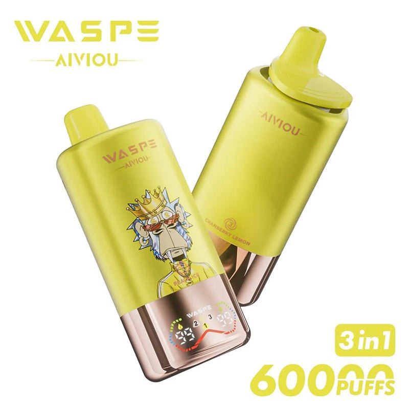 EU Warehouse WASPE 3IN1 60000 Puffs Disposable Vape Wholesale - [VapzVape]