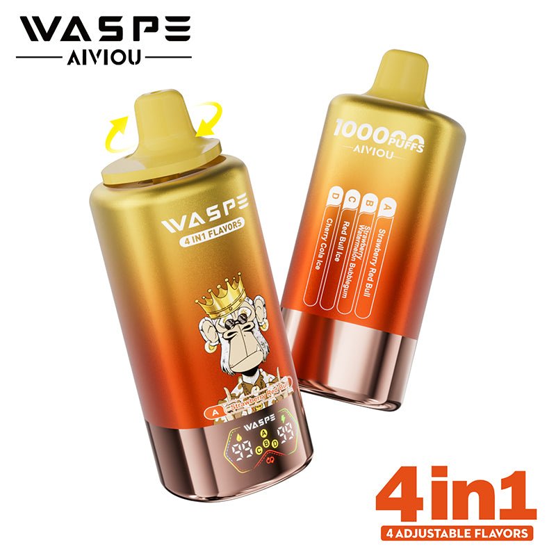 EU Warehouse WASPE 4 in 1 100k Puffs Disposable Vape Wholesale - [VapzVape]