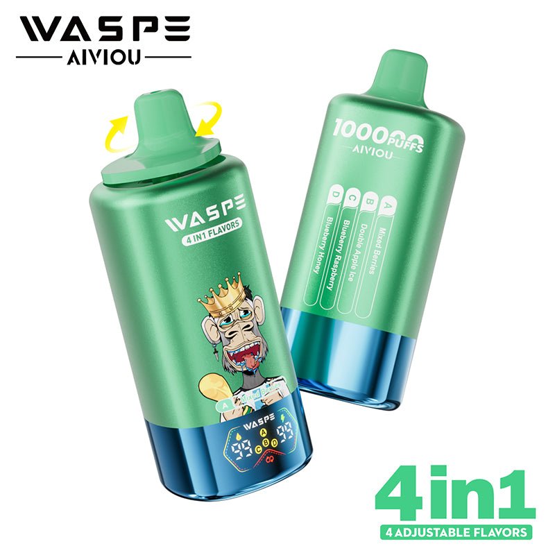 EU Warehouse WASPE 4 in 1 100k Puffs Disposable Vape Wholesale - [VapzVape]