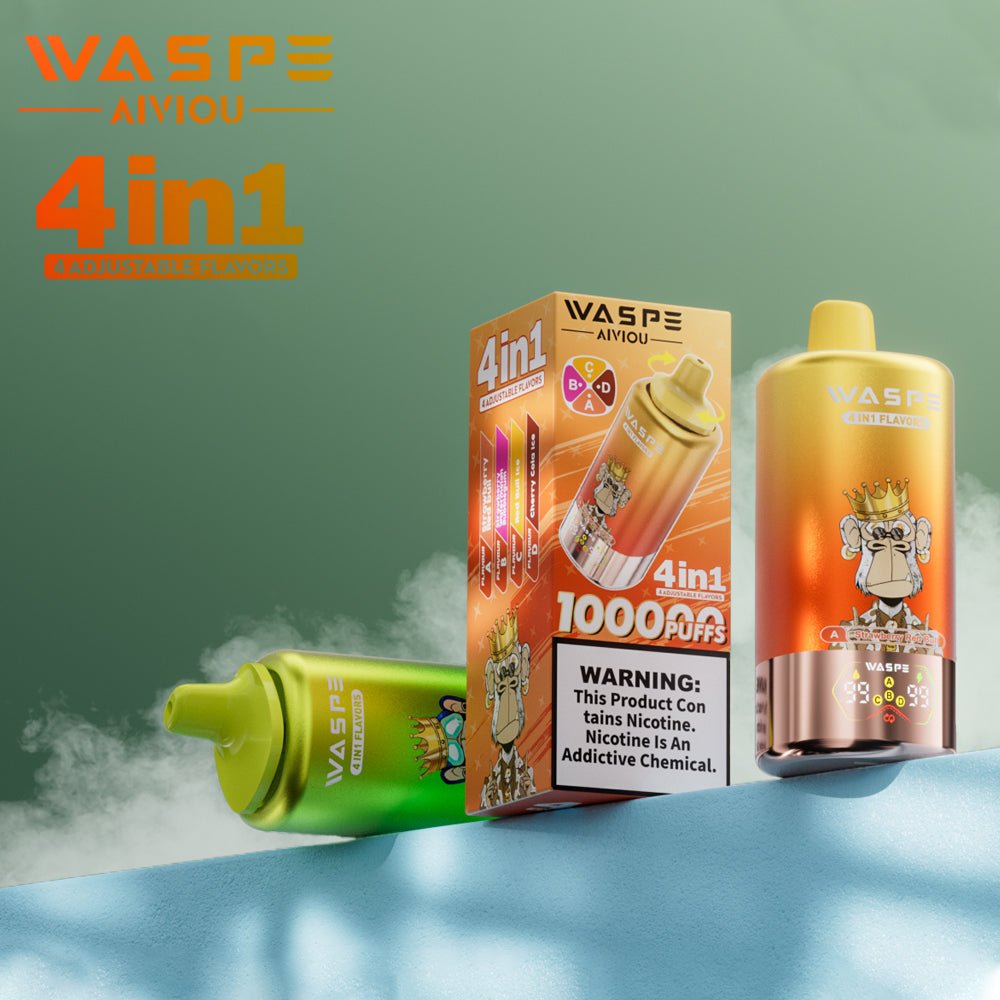EU Warehouse WASPE 4 in 1 100k Puffs Disposable Vape Wholesale - [VapzVape]