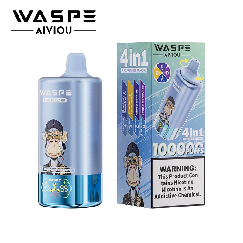 EU Warehouse WASPE 4 in 1 100k Puffs Disposable Vape Wholesale - [VapzVape]