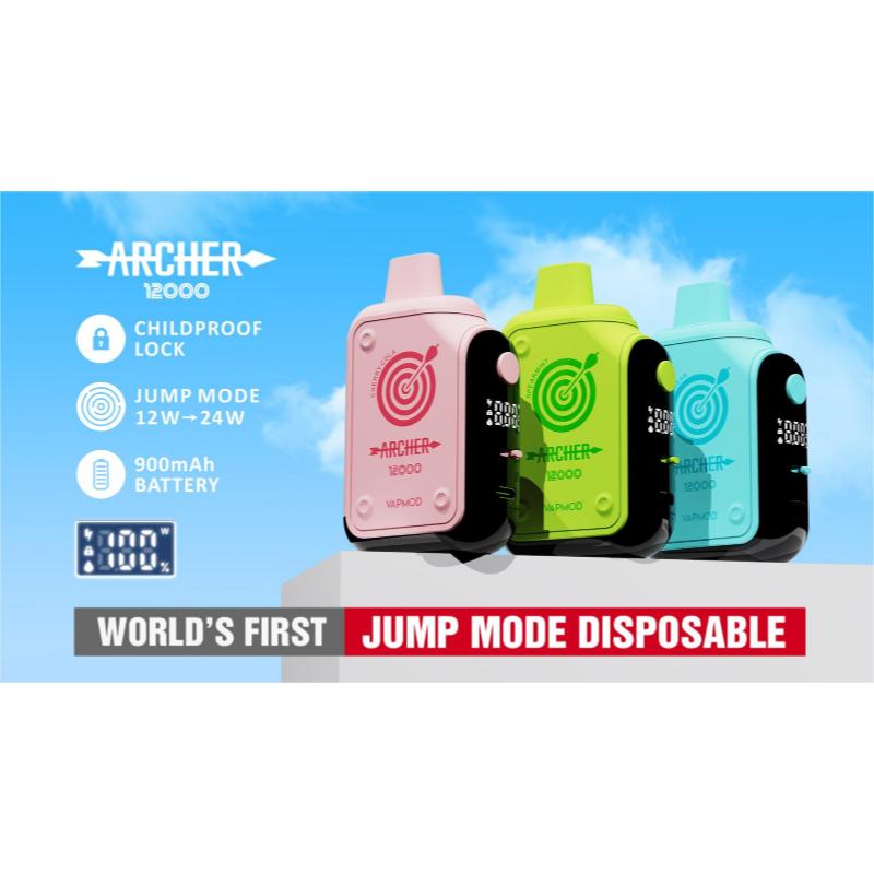 VAPMOD ARCHER 12000 Puffs Disposable Vape Wholesale - Vapz Vape Wholesale