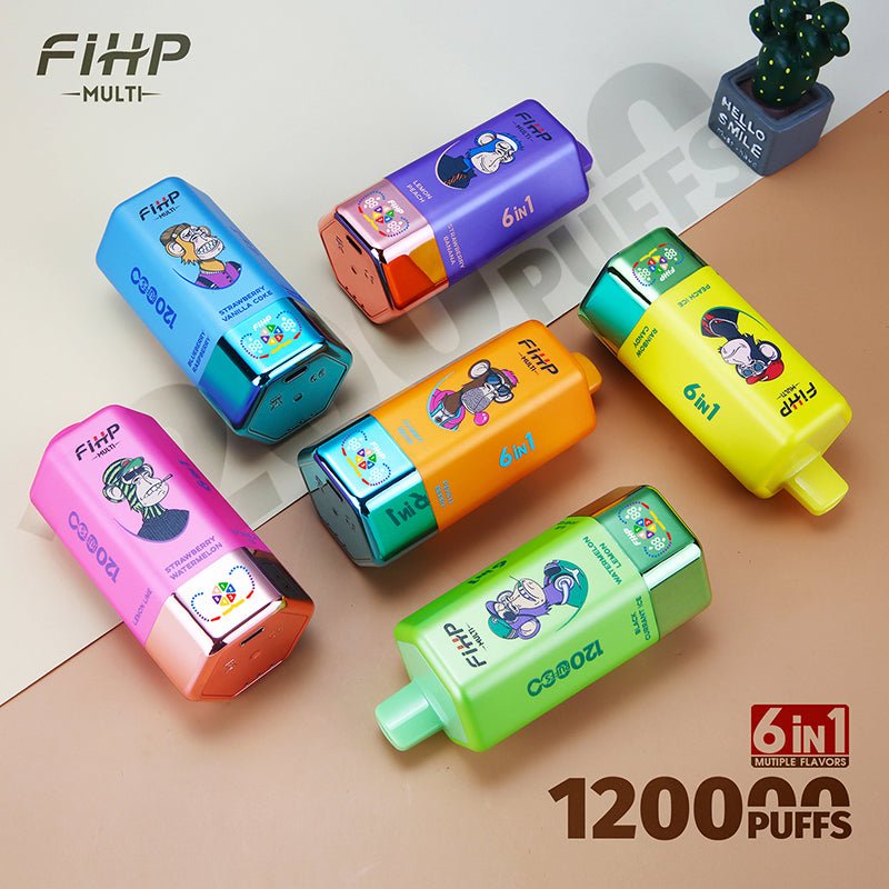FIHP  6in1 120k Puffs  64ml Disposable Vape Wholesale - Vapz Vape Wholesale