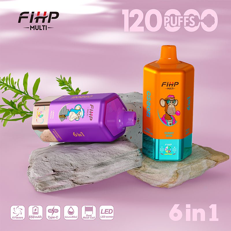 FIHP  6in1 120k Puffs  64ml Disposable Vape Wholesale - Vapz Vape Wholesale