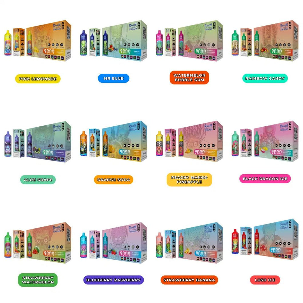 Fumot RandM Tornado 9000 Puffs Disposable Vape Wholesale - Vapz Vape Wholesale
