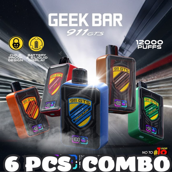 Geek Bar GTS911 12000 Puffs Disposable Vape Wholesale
