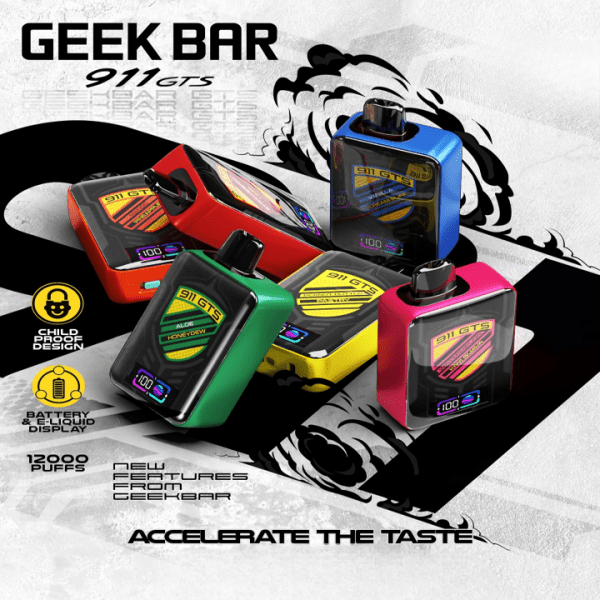 Geek Bar GTS911 12000 Puffs Disposable Vape Wholesale - Vapz Vape Wholesale