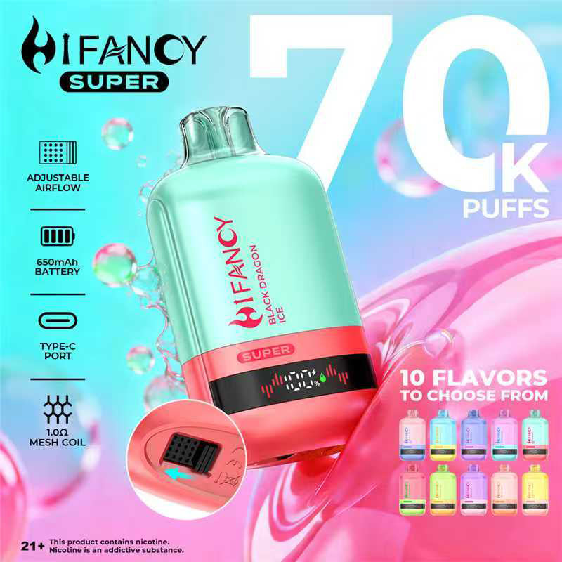 EU Warehouse HIFANCY SUPER 70000 Puffs Disposable Vape Wholesale - [VapzVape]