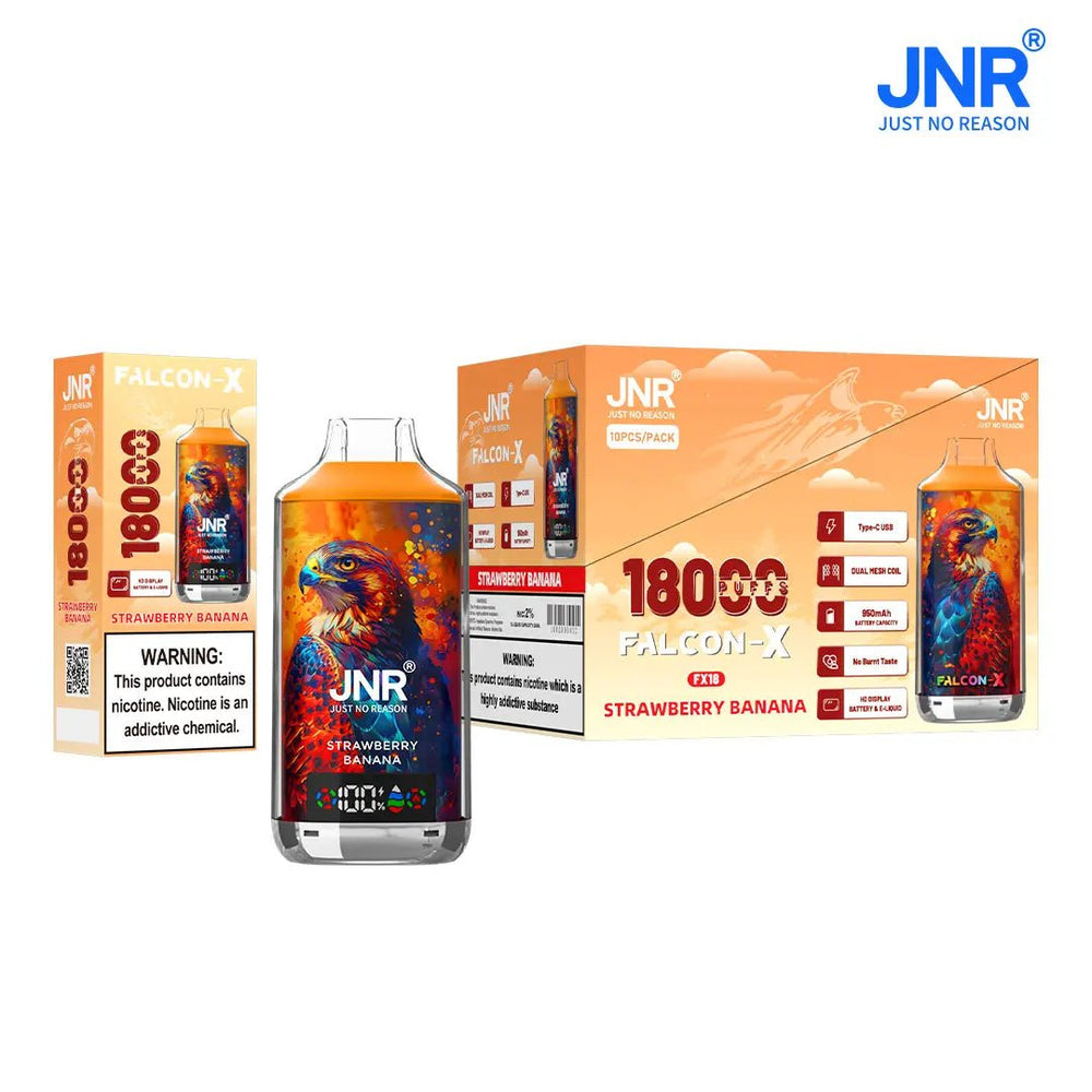 JNR Falcon-X 18000 Puffs Disposable Vape Wholesale Vapz Vape Wholesale JNR Falcon-X 18000 Puffs Disposable Vape Wholesale Vapz Vape Wholesale