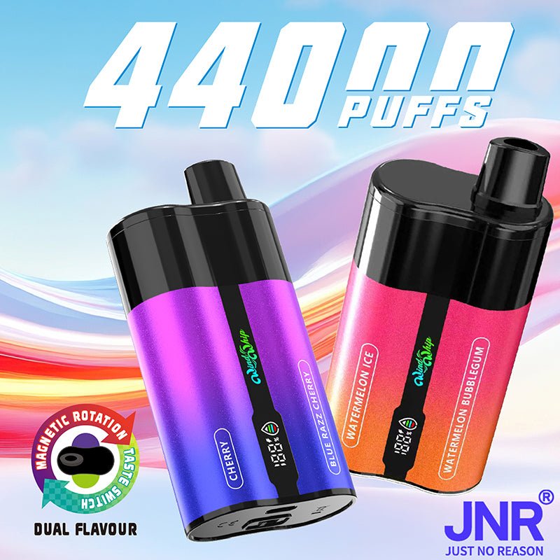 JNR WindWhip 2 IN1 44000 Puffs 40ml Disposable Vape Wholesale - Vapz Vape Wholesale