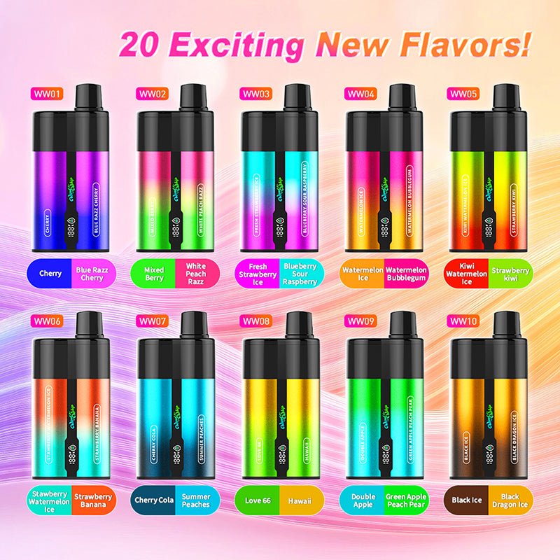 JNR WindWhip 2 IN1 44000 Puffs 40ml Disposable Vape Wholesale - Vapz Vape Wholesale