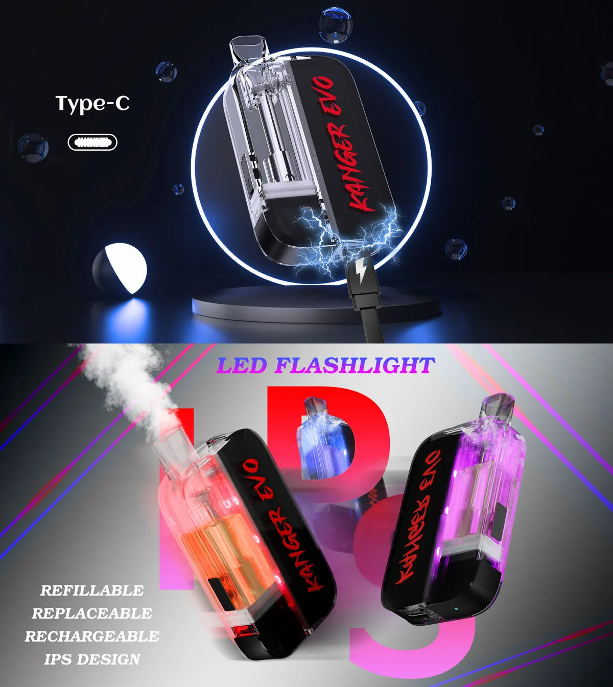 Kanger EVO 4ML Refillable Vape Wholesale - Vapz Vape Wholesale