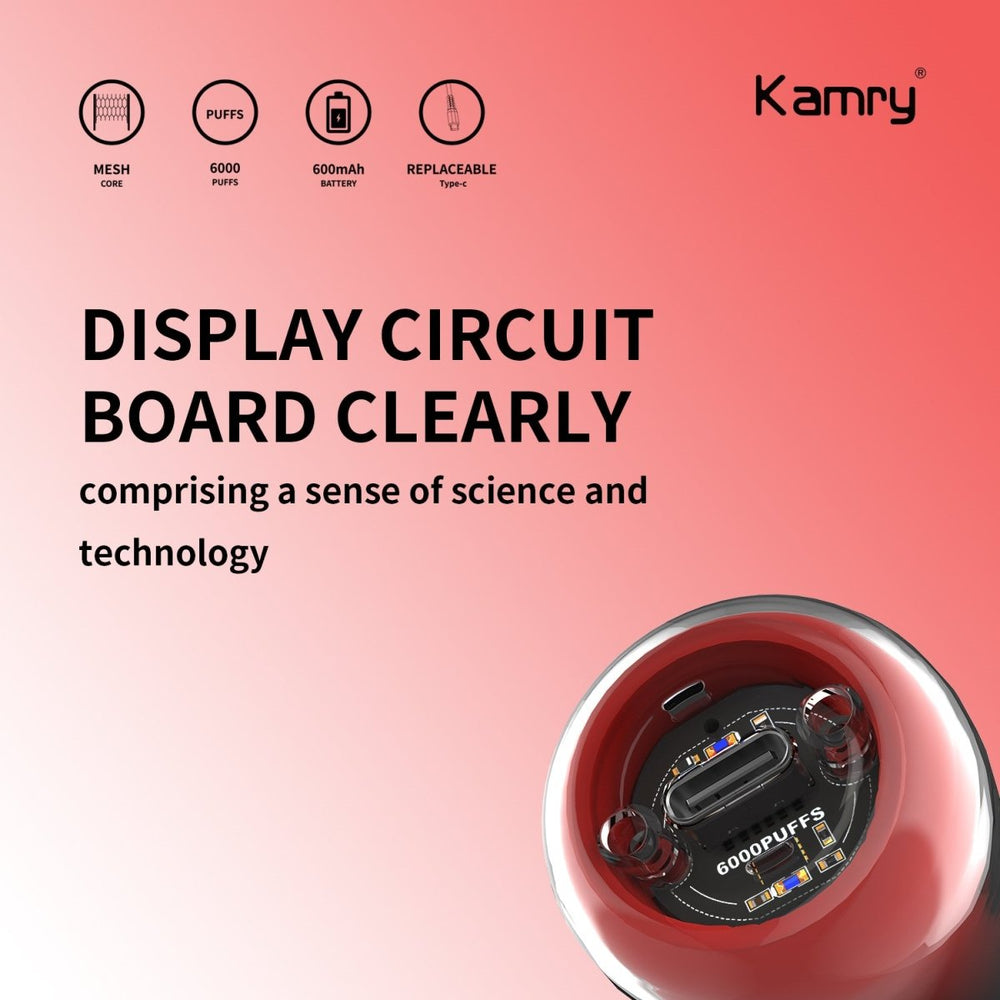 Kamry Akula 6000 Puffs Disposable Vape Wholesale - [VapzVape]