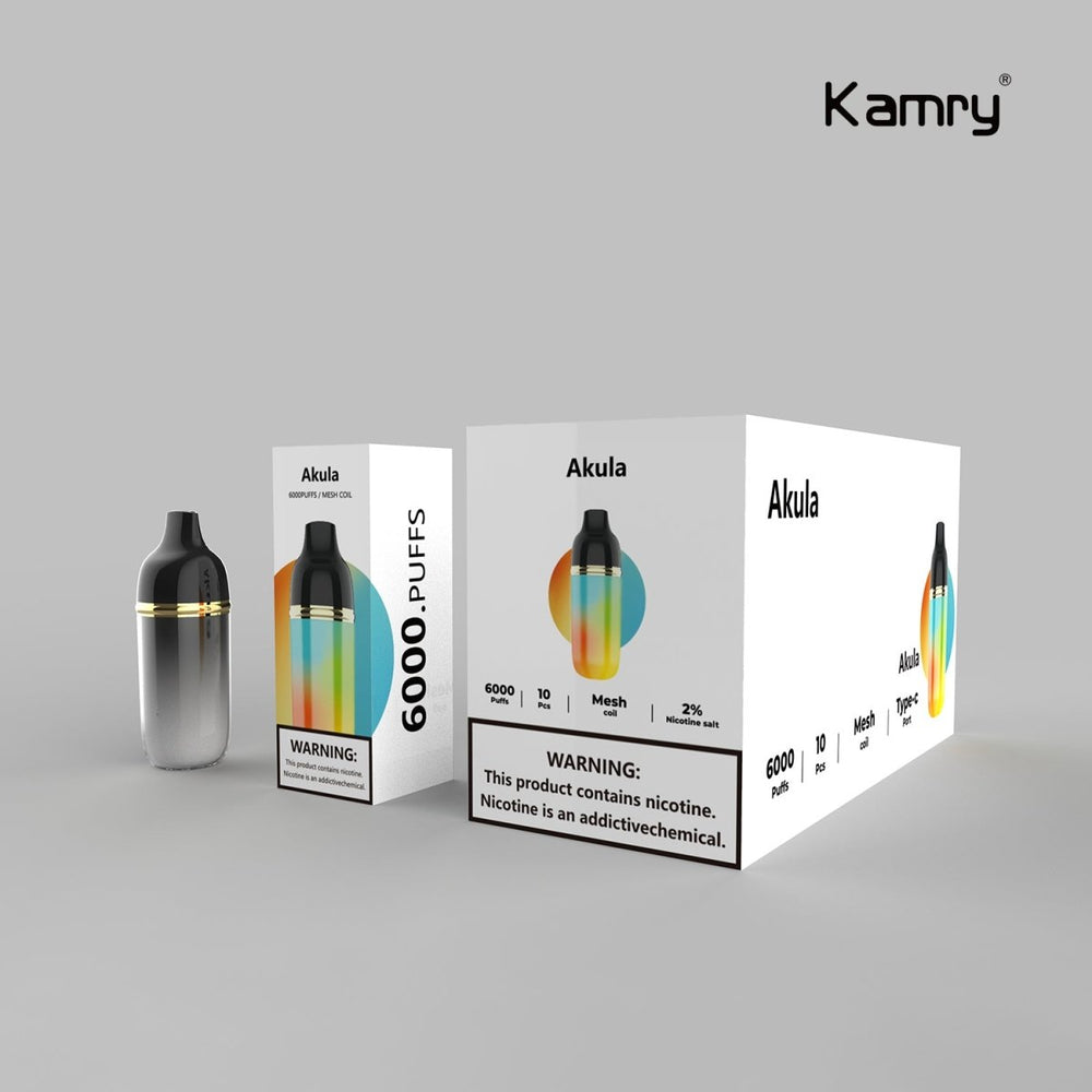 Kamry Akula 6000 Puffs Disposable Vape Wholesale - [VapzVape]