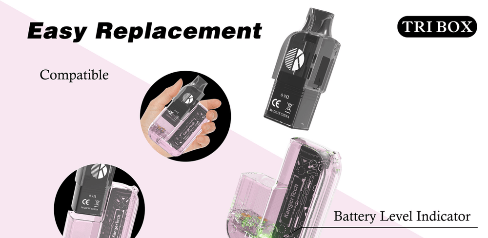 Kangertech TriBox 4ml Refillable Vape Wholesale - [VapzVape]